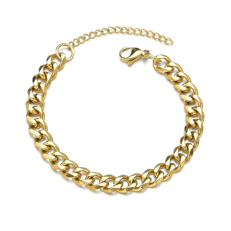 Länk/kedja-armband i rostfritt stål - MaxaLusten