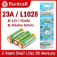 10-pack 23A/L1028 12V Alkaline Batterier - MaxaLusten
