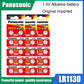 30-pack Panasonic LR1130 1,5V Alkaline Knapp Batterier - MaxaLusten