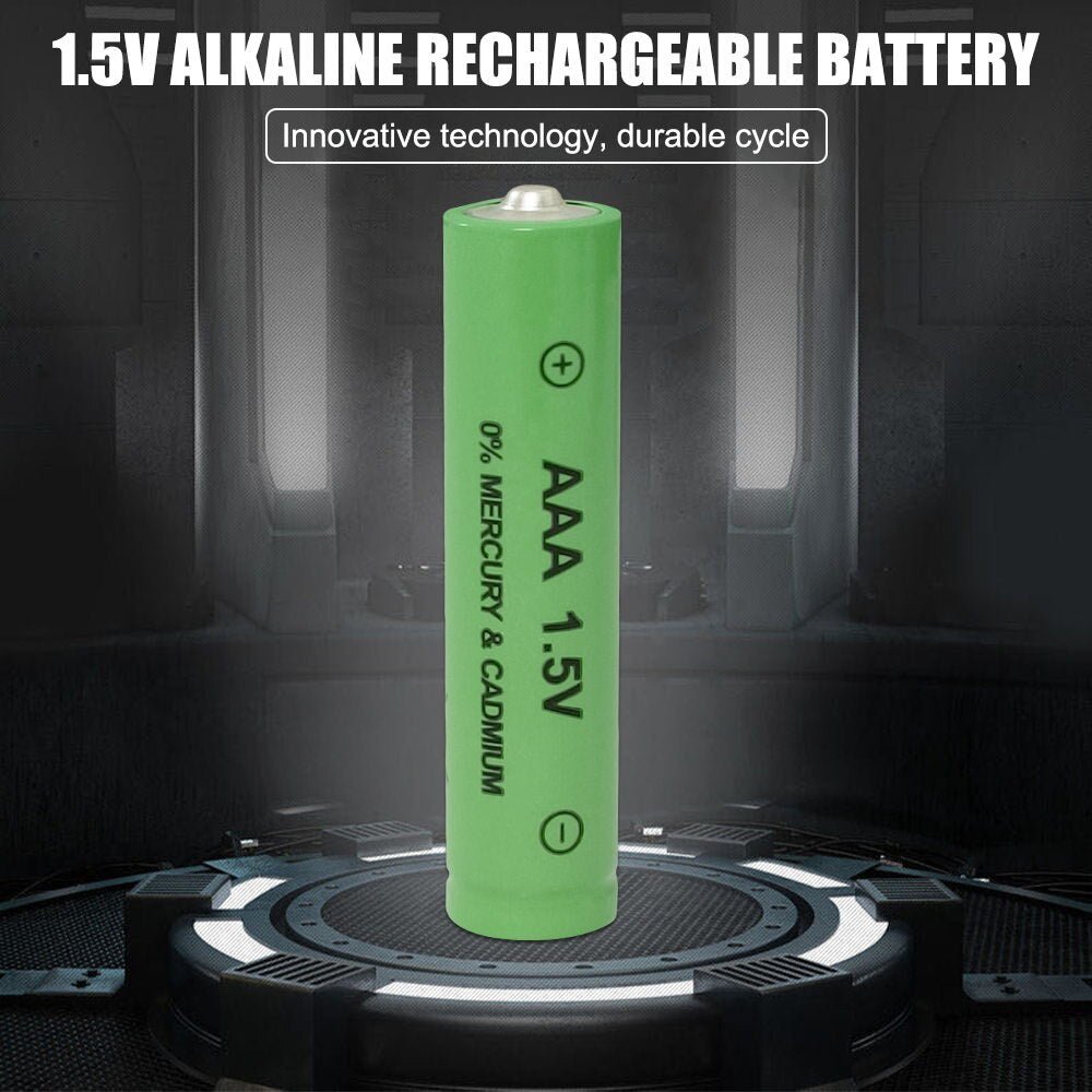 4-pack AAA Uppladdningsbara Batterier 2100mAh 1.5V Alkaline - MaxaLusten