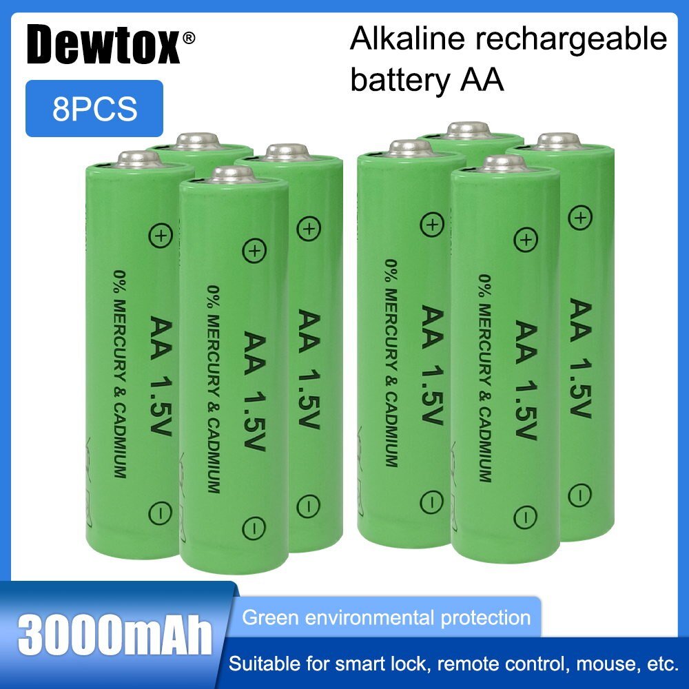 4/8/20-pack AA Uppladdningsbara Batterie 3000mAh - MaxaLusten