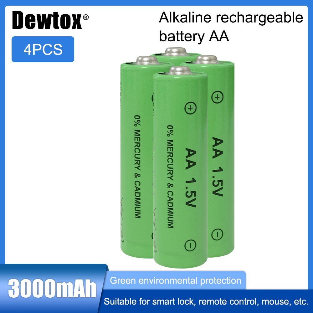 4/8/20-pack AA Uppladdningsbara Batterie 3000mAh - MaxaLusten