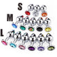 Analplugg med rund diamant/bling - MaxaLusten