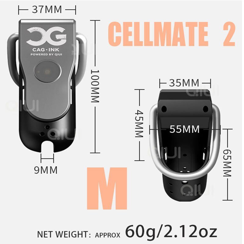 Cellmate 2: Appstyrd & Avancerad kyskhetsbur/penisbur - MaxaLusten