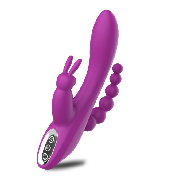 En 3 i 1 vibrator med en söt kanin - MaxaLusten