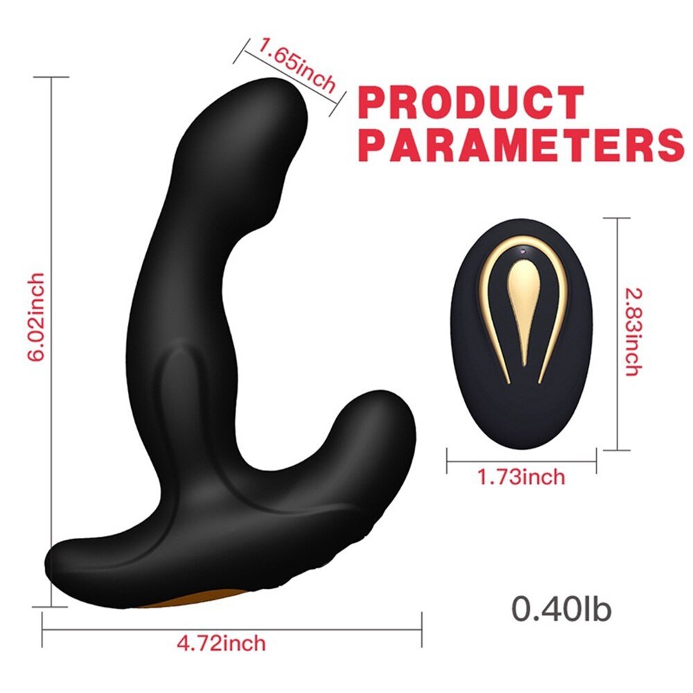 Fjärrstyrd anal vibrator - MaxaLusten