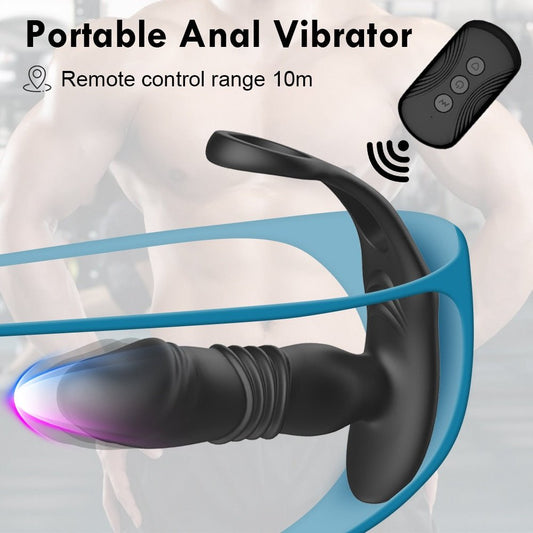 Fjärrstyrd penis/anal vibrator - MaxaLusten