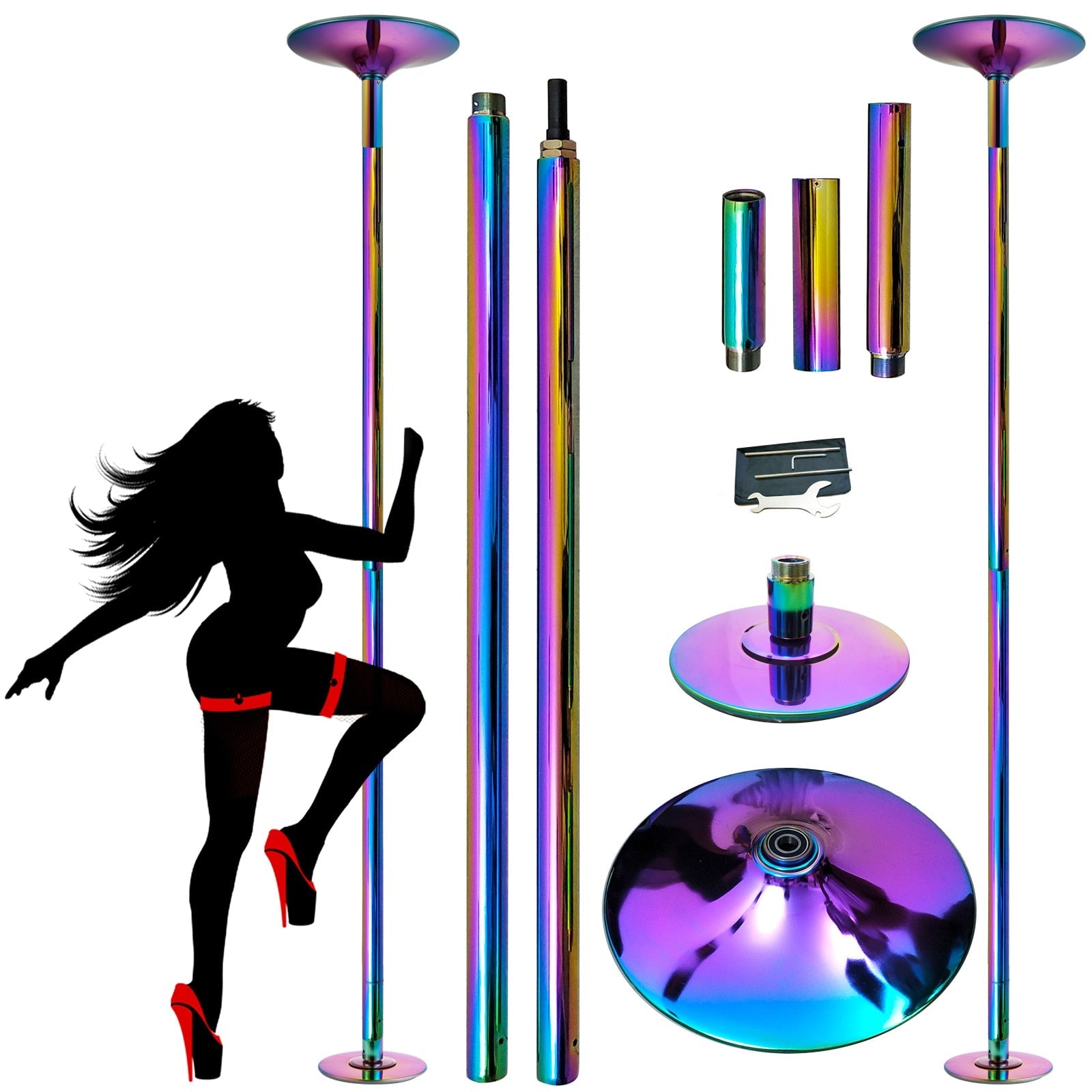 Professionell strippstång/träningsstång stripper pole dancing - flera modeller - MaxaLusten