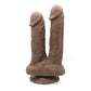 Stor dubbeldildo med sugpropp - 3 modeller - MaxaLusten