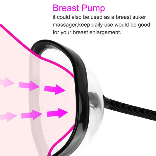 Vagina-/Bröstpump med vibration - 20 lägen - MaxaLusten